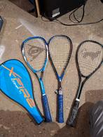 Te koop. 3x squash racket, dunlop. Karakal., Sport en Fitness, Squash, Racket, Gebruikt, Ophalen of Verzenden