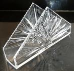 Kristallen servethouder met geslepen glas, Antiek en Kunst, Antiek | Glas en Kristal, Ophalen of Verzenden