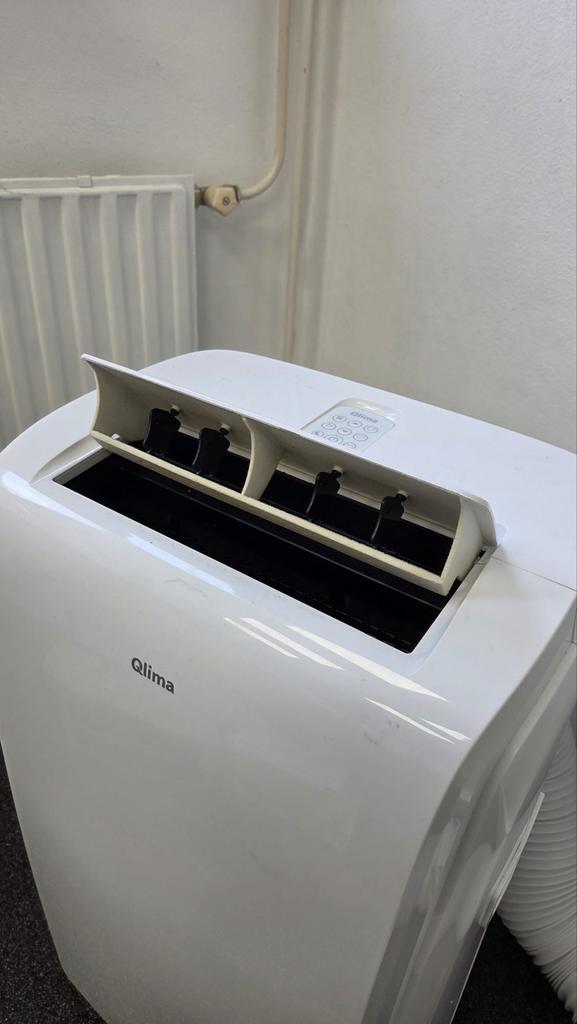 Qlima Mobiele Airco - kan ook verwarmen, Witgoed en Apparatuur, Airco's, Gebruikt, Mobiele airco, 60 tot 100 m³, 3 snelheden of meer