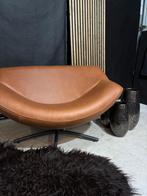 Label Gigi Fauteuil - Zo Goed Als Nieuw! Rancho Cognac, Huis en Inrichting, Fauteuils, Ophalen, Zo goed als nieuw, Leer, 75 tot 100 cm