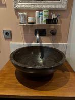 Elegant Black Stone Bathroom Sink, Ophalen, Minder dan 50 cm, Gebruikt, Minder dan 25 cm