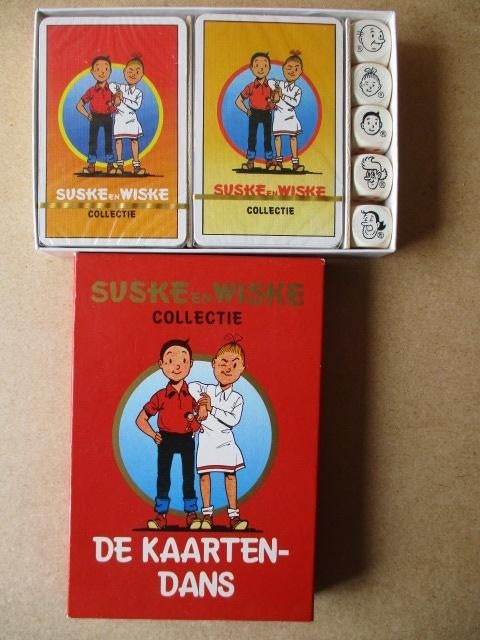 adv10410 suske en wiske kaartspel 2, Verzamelen, Stripfiguren, Ophalen, Suske en Wiske, Gebruikt, Boek of Spel