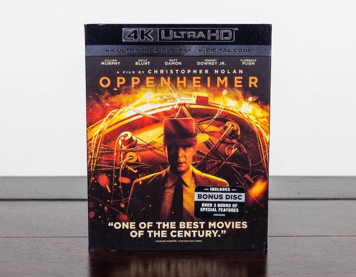 Oppenheimer 4K UHD + Blu-Ray (UK Import), Cd's en Dvd's, Blu-ray, Nieuw in verpakking, Drama, Ophalen of Verzenden