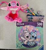 Stitch Set: Knuffel, ravensburger puzzel, etui, pen, potlood, Ophalen of Verzenden, Meer dan 50 stukjes, Gebruikt, 6 jaar of ouder