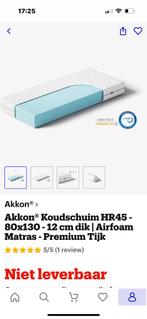 Matras 130 x 80. + 4 seizoen dekbed, Huis en Inrichting, Slaapkamer | Matrassen en Bedbodems, Ophalen, Eenpersoons, 190 cm of minder