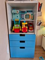 Leuke blauwe kinderkast, Kinderen en Baby's, Kinderkamer | Commodes en Kasten, Ophalen, Gebruikt, Kast, 50 tot 70 cm