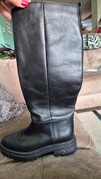 Ba&sh leren laarzen - Maat 38, Kleding | Dames, Schoenen, Hoge laarzen, Zwart, Nieuw, Ophalen of Verzenden