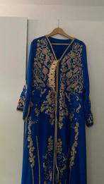 Marokkaanse jurk (takchita), Kleding | Dames, Ophalen, Zo goed als nieuw, Blauw, Onder de knie