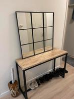 Spiegel en console maison du monde, Huis en Inrichting, Tafels | Sidetables, Ophalen, 100 tot 150 cm, Zo goed als nieuw, 25 tot 50 cm