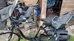 Starta fiets met 2 kinderzitjes moederfiets, Fietsen en Brommers, Fietsaccessoires | Fietsstoeltjes, Ophalen, Zo goed als nieuw