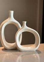 Lifestyle Home Collection Vazen set Marly M L Créme White, Wit, Aardewerk of Porselein, Nieuw, Ophalen of Verzenden