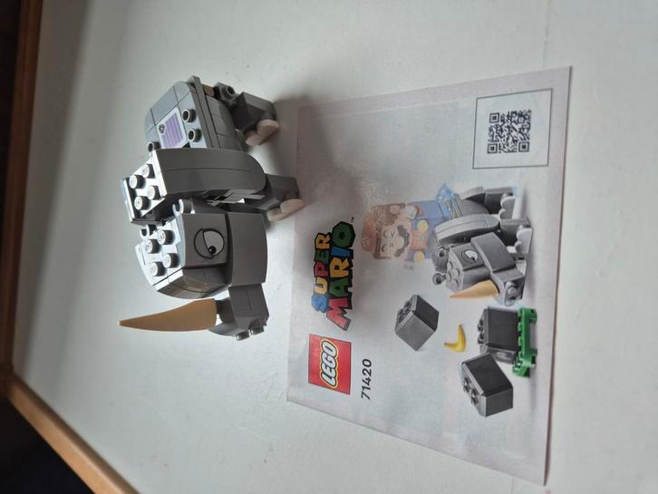 Lego mario Rambi de neushoorn - 71420, Kinderen en Baby's, Speelgoed | Duplo en Lego, Gebruikt, Ophalen of Verzenden