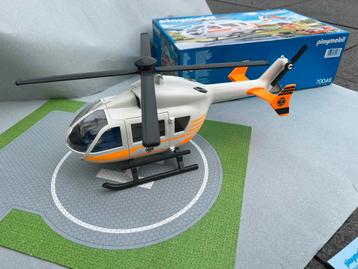 Playmobil 70048 Eerste Hulp Helicopter - compleet beschikbaar voor biedingen