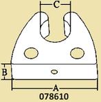 078610 Rubber klemmen voor pijpdikte Ø 22-25 mm. € 9,95., Ophalen of Verzenden, Nieuw, Overige typen