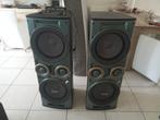 Muziekspeakers Meirende MR-1212N 80W, Audio, Tv en Foto, Luidsprekers, Gebruikt, 60 tot 120 watt, Front, Rear of Stereo speakers