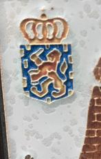 Cloisonné tegel: Wederopbouw Nederland, Antiek en Kunst, Antiek | Wandborden en Tegels, Ophalen of Verzenden