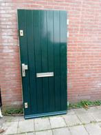 Hardhouten voordeur schrootjesmotief 93.5x211.7cmzeer mooi, Ophalen, 80 tot 100 cm, 200 tot 215 cm, Hout