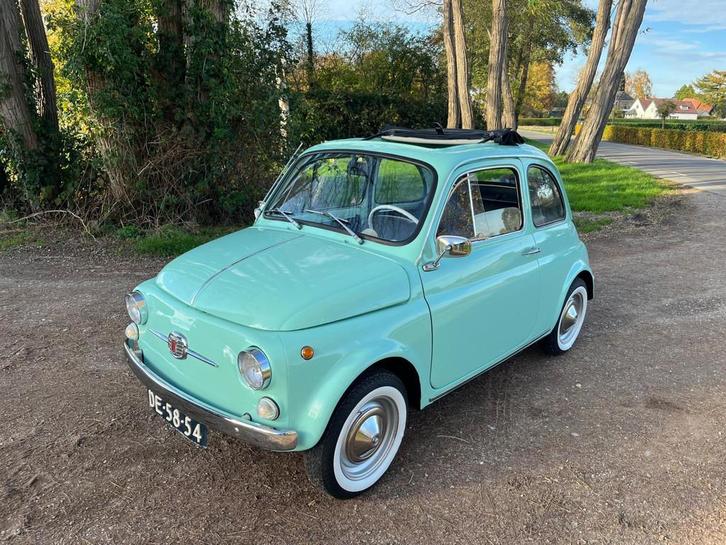 Fiat 500 F, Auto's, Fiat, Bedrijf, Te koop, Benzine, Sedan, Handgeschakeld, Geïmporteerd, Beige, Achterwielaandrijving, Gebruikt