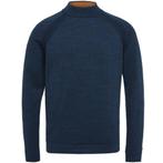 Cast Iron mock neck trui - L, Kleding | Heren, Truien en Vesten, Maat 52/54 (L), Blauw, Cast Iron, Ophalen of Verzenden