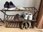 Schoenenrek | Bruin | Hout | 9 paar schoenen, Huis en Inrichting, Ophalen, Gebruikt