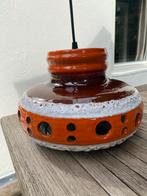 Retro vintage jaren 70 herda oranje bruin lamp ufo space age, Huis en Inrichting, Lampen | Hanglampen, Overige materialen, Nieuw