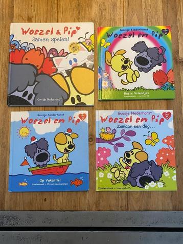 Kinderboeken van Woezel en Pip, vriendjes/vakantie/spelen