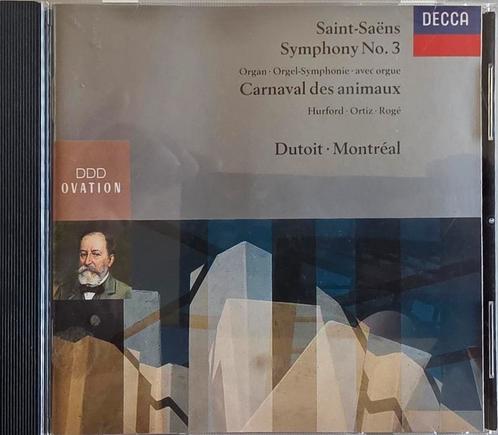 Saint-Saëns: Symfonie nr. 3 & Carnaval des Animaux - CD, Cd's en Dvd's, Cd's | Klassiek, Zo goed als nieuw, Orkest of Ballet, Romantiek