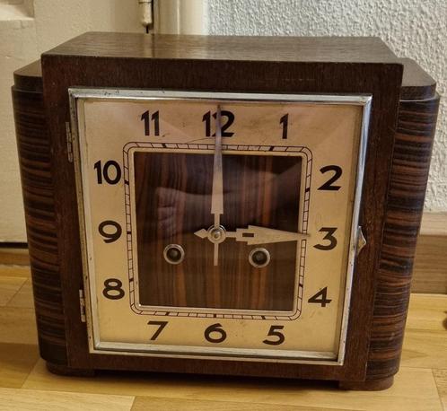 Amsterdamse School/Art Deco klok, pendule., Antiek en Kunst, Antiek | Klokken, Verzenden