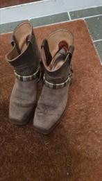 Groene leren sendra enkellaarsjes mt 40, Sendra, Lage of Enkellaarzen, Ophalen of Verzenden, Gedragen