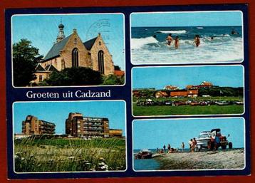Cadzand - Kerk, Flats, Parkeerterrein  - 1986 (pst.Roosend.) beschikbaar voor biedingen