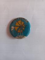 Vintage Wind Power Button / Speldje, Ophalen of Verzenden, Gebruikt, Overige onderwerpen, Button