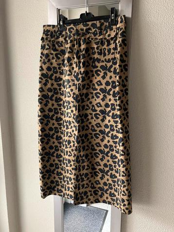 Bruine dierenprint Midirok # Maat M # katoen beschikbaar voor biedingen