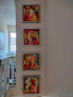 Martha Jedrysko - 4 Olieverf Schilderijen, Antiek en Kunst, Ophalen of Verzenden