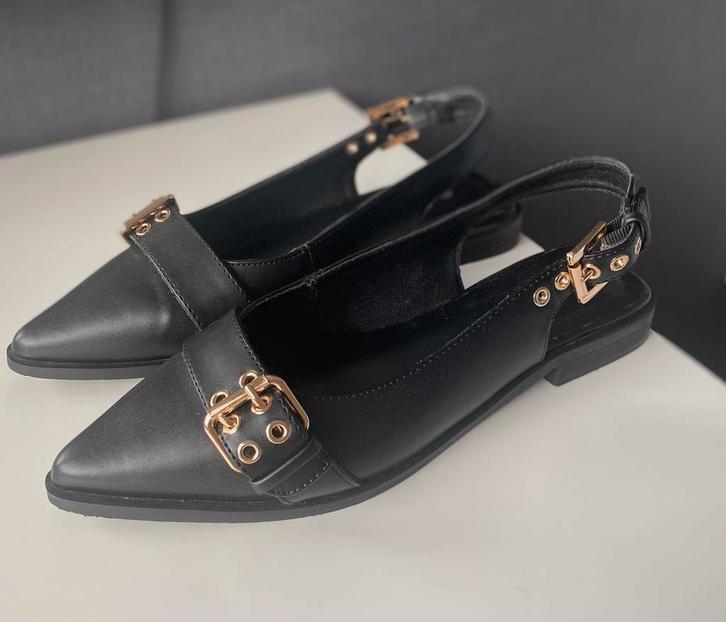 Slingbacks, Kleding | Dames, Schoenen, Nieuw, Sandalen of Muiltjes, Zwart, Ophalen of Verzenden