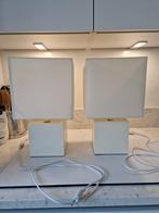 Jan des Bouvrie kubus lampen cremewit Dutch Design vintage, Stof, Ophalen of Verzenden, Zo goed als nieuw, Dutch Design