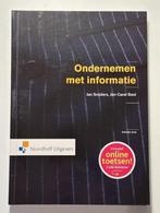 Ondernemen met informatie, Ophalen of Verzenden, Zo goed als nieuw, HBO, Noordhoff Uitgevers