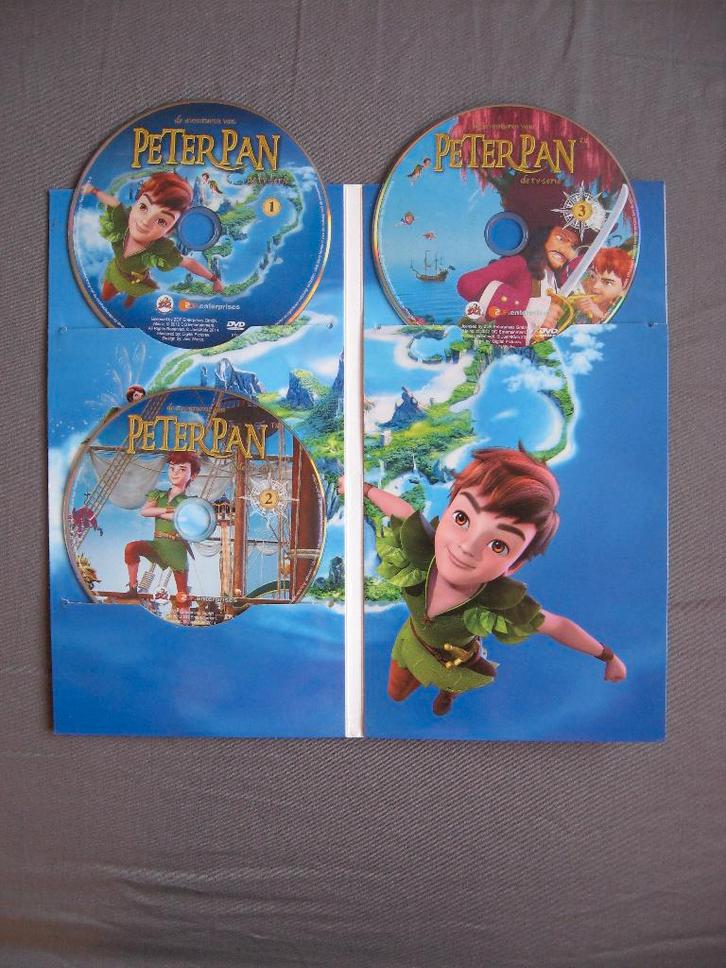Verzamelbox TV-serie Peter Pan (3 DVD's) Nederl. gesproken, Cd's en Dvd's, Dvd's | Kinderen en Jeugd, Zo goed als nieuw, Film