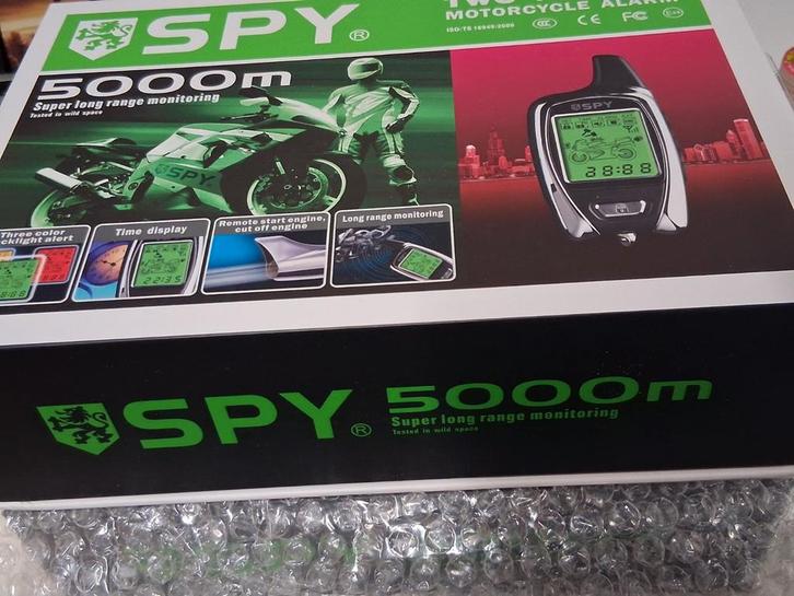 2 Weg Alarm Systeem met Remote Start voor Scooter, Fietsen en Brommers, Brommers | Toebehoren, Nieuw, Slot, Ophalen of Verzenden