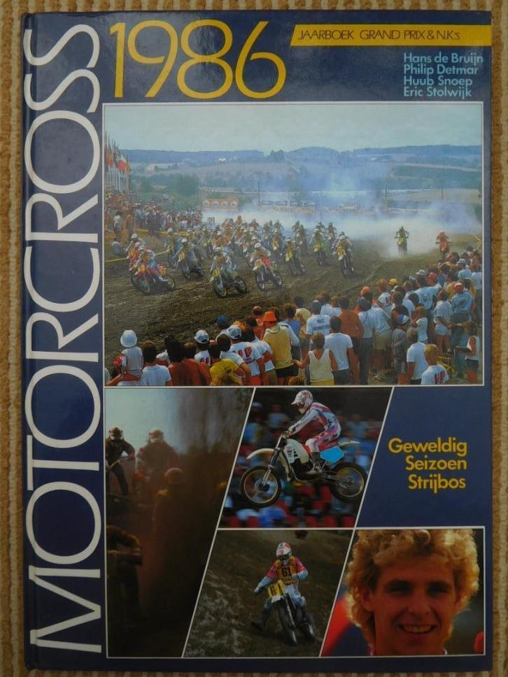 Motorcross 1986, jaarboek Grand Prix & N.K.'s - H.de Bruijn, Boeken, Motoren, Gelezen, Algemeen, Ophalen of Verzenden