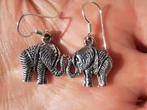 Vanoli - 925 zilveren oorbellen olifant / olifantjes, Sieraden, Tassen en Uiterlijk, Oorbellen, Daiva1973@hotmail.com, Hangers