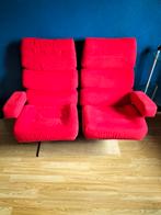2 rode bioscoop stoelen. Leuk voor mancave of gamekamer, Huis en Inrichting, Ophalen, Gebruikt, Minder dan 75 cm, Tweepersoons