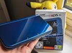 New Nintendo 3DS XL Metallic Blue met doos & game, Spelcomputers en Games, Spelcomputers | Nintendo 2DS en 3DS, Met games, Blauw