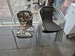 Tuinstoelen - Aluminium/Wicker - Stapelbaar, Ophalen, Gebruikt, Aluminium, Stapelbaar