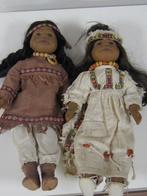 2 indianen poppen, Gebruikt, Ophalen of Verzenden, Nvt, Pop