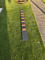 Kapstok van oude wijnvaten 180cm breed, Ophalen, Zo goed als nieuw, Staande kapstok, 150 tot 200 cm