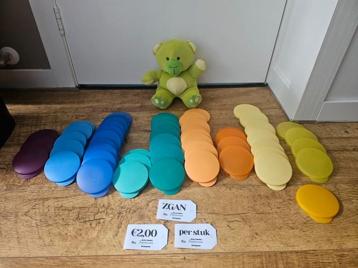 Tupperware dichte deksels voor rietjesbekers 330 ml, Huis en Inrichting, Keuken | Tupperware, Zo goed als nieuw, Overige typen