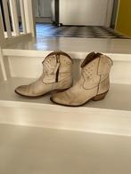 Dameslaarzen maat 41 - 42 beige leer old look, Beige, Lage of Enkellaarzen, Ophalen of Verzenden, Onbekend