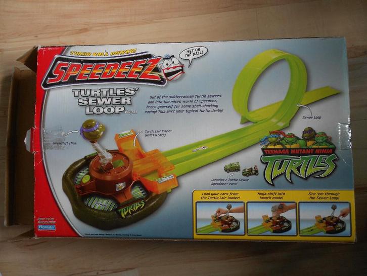 Turtles Sewer Loop Playset Ninja Turtles speedeez, Verzamelen, Speelgoed, Gebruikt, Ophalen