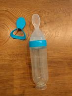 NIEUW: Knijpfles en lepel voor baby's, Ophalen of Verzenden, Nieuw