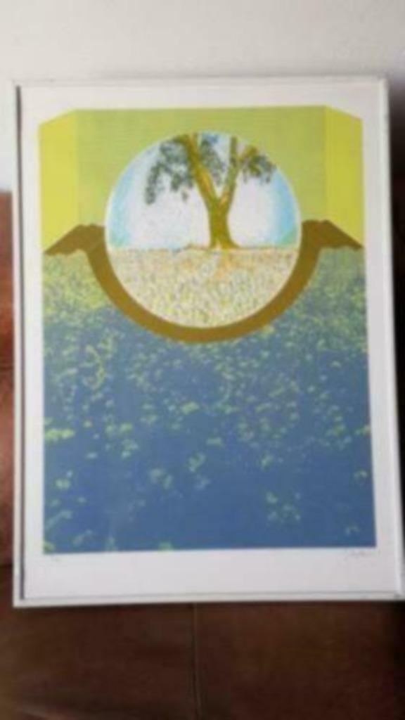 Origin. Janek-Pawel SYLLA (*1945 D) Zeefdruk 35 / 40 1973., Antiek en Kunst, Kunst | Litho's en Zeefdrukken, Ophalen